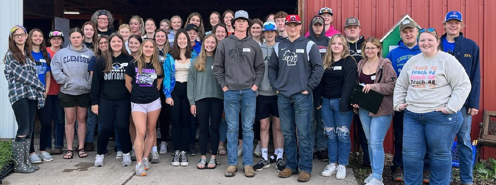CHS Ag/FFA and K.T. Students at SLC Farm Day