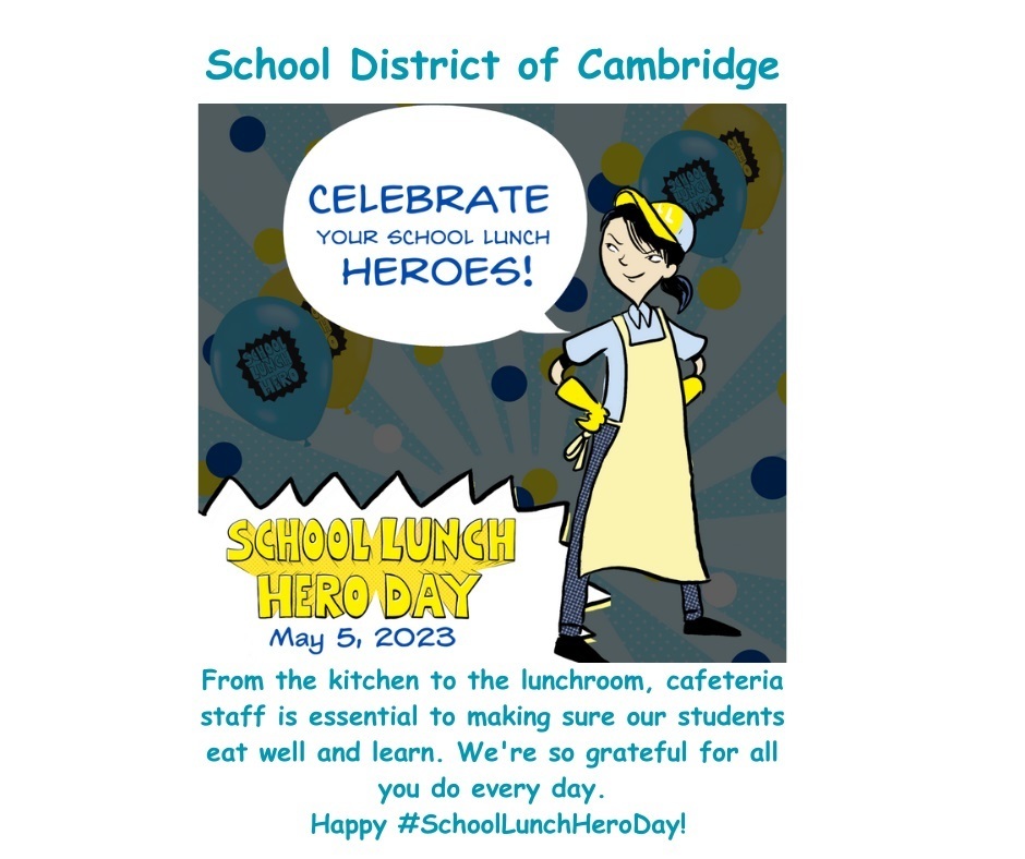 School Lunch Hero Day-Thank You!