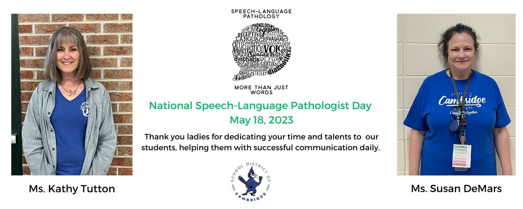 Thank you to our Speech-Language Pathologist!  